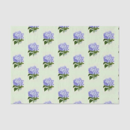 Papier de soie de soie d'hortensia (Recto)