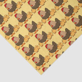 Papier de soie de soie d'illustration de poulet (Détail)