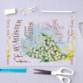 Papier de soie de soie d'impression d'antiquité du (Artisanat)