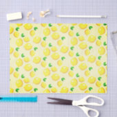 Papier de soie de soie d'impression de citron (Artisanat)