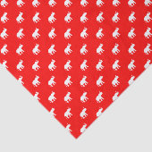 Papier de soie de soie d'objet superflu rouge et (Détail)