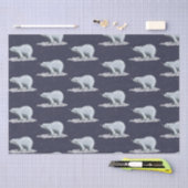 Papier de soie de soie d'ours blanc de flocon de (Artisanat)