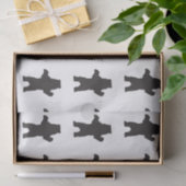 Papier de soie de soie d'ours noir (Cadeau)