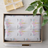 Papier de soie de soie du motif | de licorne (Cadeau)