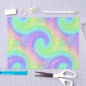 Papier de soie de soie éclaboussé par vague de (Artisanat)