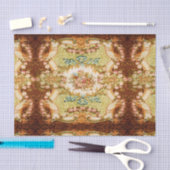 Papier de soie de soie élégant de fleur (Artisanat)