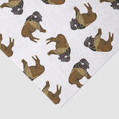 Papier de soie de soie en bois de Buffalo (Détail)