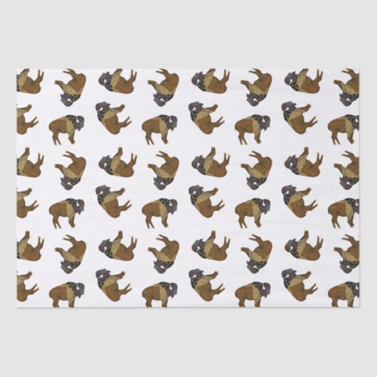 Papier de soie de soie en bois de Buffalo (Recto)