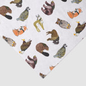 Papier de soie de soie en bois de créature (Détail)