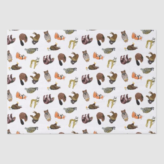 Papier de soie de soie en bois de créature (Recto)