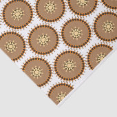 papier de soie de soie en bronze de mandala (Détail)