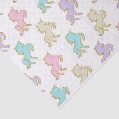 Papier de soie de soie en pastel de licorne (Détail)