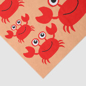 Papier de soie de soie fait sur commande de crabe (Détail)