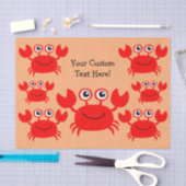 Papier de soie de soie fait sur commande de crabe (Artisanat)