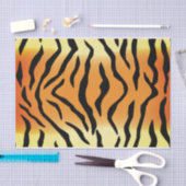 Papier de soie de soie fait sur commande de rayure (Artisanat)