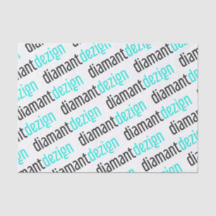 Papier de soie de soie fait sur commande du logo
