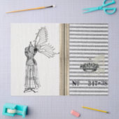 Papier de soie de soie féerique de coutil de forme (Artisanat)