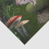 Papier de soie de soie féerique magique de chiot (Détail)