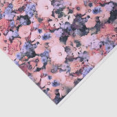 Papier de soie de soie floral de cadeau de beau (Détail)