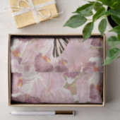 Papier de soie de soie floral de papillons (Cadeau)