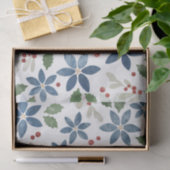 Papier de soie de soie floral de vacances (Cadeau)