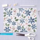 Papier de soie de soie floral de vacances (Artisanat)