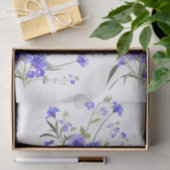 Papier de soie de soie floral des boutons du (Cadeau)