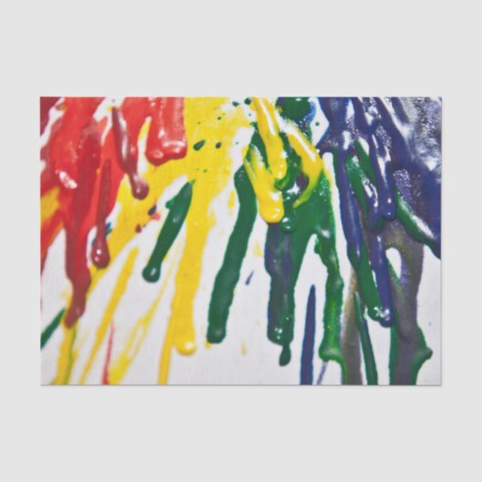 Papier de soie de soie fondu de crayon (Recto)
