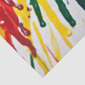 Papier de soie de soie fondu de crayon (Détail)