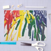 Papier de soie de soie fondu de crayon (Artisanat)