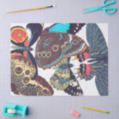 Papier de soie de soie français de papillons de (Artisanat)