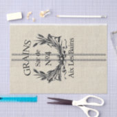 Papier de soie de soie français de sac à grain (Artisanat)