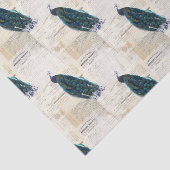 Papier de soie de soie français d'éphémères de (Détail)