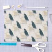 Papier de soie de soie français d'éphémères de (Artisanat)