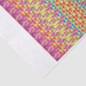 Papier de soie de soie géométrique de fille (Détail)