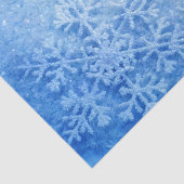 Papier de soie de soie glacial du bleu 10lb, blanc (Détail)