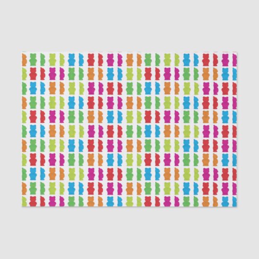 Papier de soie de soie gommeux d'ours (Recto)