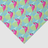 Papier de soie de soie graphique d'oiseau (Détail)