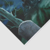 Papier de soie de soie hanté de cimetière de (Détail)