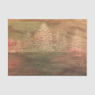 Papier de soie de soie imprimé