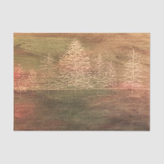 Papier de soie de soie imprimé (Recto)