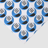 Papier de soie de soie imprimé par logo fait sur (Détail)