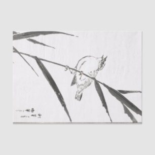 Papier de soie de soie JAPONAIS de MOINEAU