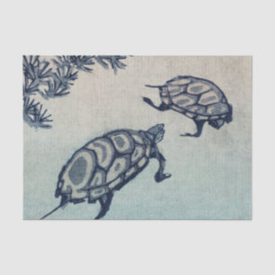 Papier de soie de soie JAPONAIS de TORTUE de BOIS
