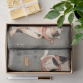 Papier de soie de soie JAPONAIS d'IMPRESSION de (Cadeau)