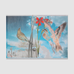 Papier de soie de SOIE JAPONAISE de MOINEAU