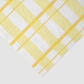 Papier de soie de soie jaune de plaid (Détail)