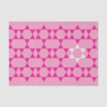 Papier de soie de soie juif rose d'étoile<br><div class="desc">Ce papier de soie de soie ajoute un contact spécial à n'importe quel cadeau juif.</div>