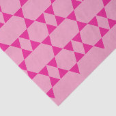 Papier de soie de soie juif rose d'étoile (Détail)