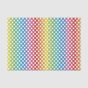 Papier de soie de soie lesbien gai d'arc-en-ciel